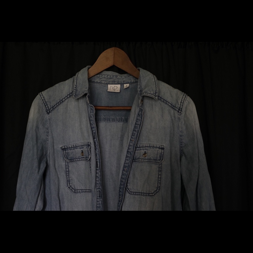 Denim Button Shirt - Picture 2 of 4